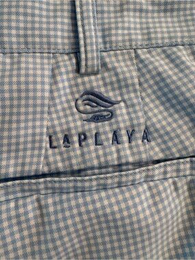 Donald Ross La Playa Naples FL Blue Gingham Golf Shorts Mens 36